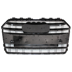 Grille centrale de pare-chocs supérieur avant pour AUDI S6 C7PA 2016 2017 2018 Grille en maille - Product Image 4