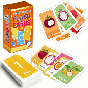 Jeu de cartes en carton personnalisé à coins arrondis avec des thèmes de routine quotidienne, jeu de cartes mémoire amusant pour enfants, cartes flash éducatives - Product Image 4