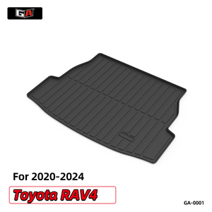 Tapetes Resistentes de TPO/TPE para <span class=keywords><strong>Maletero</strong></span> de Toyota <span class=keywords><strong>RAV4</strong></span> 2020-2024 Híbrido, Revestimiento Antimanchas, Fácil de Lavar, Alfombrilla para Equipaje, Marca Privada - Product Image 2