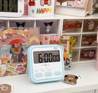 Roter Digitaler Kunststoff-Timer-Wecker Multifunktional für Küche, Bad, Schlafzimmer, Wohnzimmer 4-Kanal-Countdown FlexTime Lab