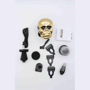 ROZIA — rasoir Portable Rechargeable à 7 lames, rasoir avec tête de mort et usb, désodorisant, accessoire de rasage pour hommes - Product Image 5