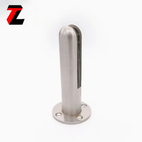 Support de verre réglable en acier inoxydable robuste SS2205 à base carrée, résistant à la rouille, pour montage sur terrasse, pour rampes d'escalier et de terrasse, DIY Tezen