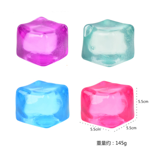 Jouets sensoriels anti-stress en forme de cube de glace à la maltose, forme carrée, vente directe d'usine - Product Image 6