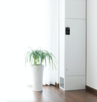 Récupérateur d'air pour maison Système de ventilation Erv Contrôle intelligent 500m3/h Qualité de l'air Ventilateurs centraux
