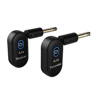 Portable Rechargeable <b>Wireless</b> Guitar <b>Transmitter</b> Receiver Low Latency 6.35mm Jack <b>Wireless</b> Audio System - Product Image 6
