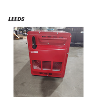Leiser Dieselgenerator, Rot, Offener Rahmen, Tragbar, Hochwertig, 220V 50/60Hz, Fernbedienung/Autostart, 7-10kW, Einphasig, für den Heimgebrauch