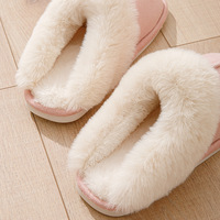 Chaussons d'intérieur doux et chauds en suède pelucheux antidérapants pour femmes et jeunes filles – Collection 2025 – Vente Flash