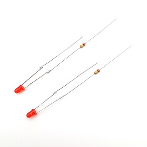 Lampe néon LED 3 mm 220 V avec résistance pré-câblée pour <span class=keywords><strong>les</strong></span> indicateurs de signal d'alimentation et de carte de circuit - Product Image 2
