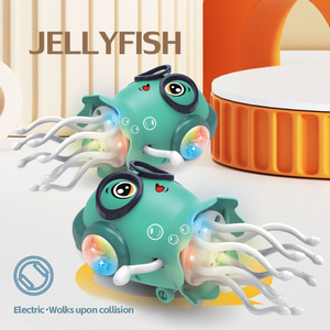 Colorido Cool Light Magic Dancing Jellyfish Toy Truco de alivio del estrés para niños Juguete eléctrico <span class=keywords><strong>Robot</strong></span> flotante de detección automática - Product Image 3