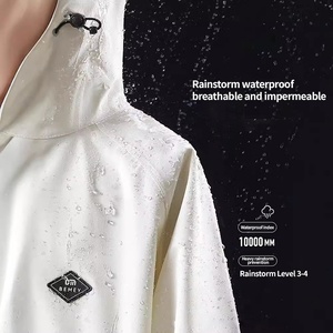 <span class=keywords><strong>Poncho</strong></span> de pluie imperméable long avec capuche pour le transport en vélo électrique, imperméable léger pour hommes et femmes adultes - Product Image 5