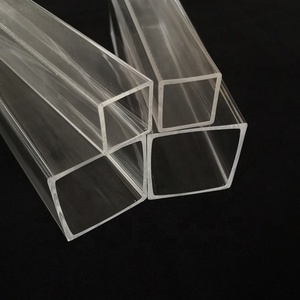 Tube carré transparent en plastique, tube carré en acrylique - Product Image 1