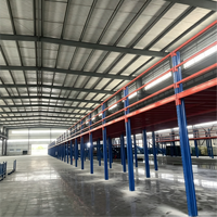 Plateforme en acier à grande portée pour entrepôt, structure industrielle en acier, mezzanine en acier