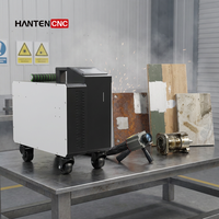 Système de nettoyage au laser pulsé portable 300W de qualité industrielle pour l'élimination de la rouille, de la peinture et des graffitis sur les métaux, rénovation de bâtiments