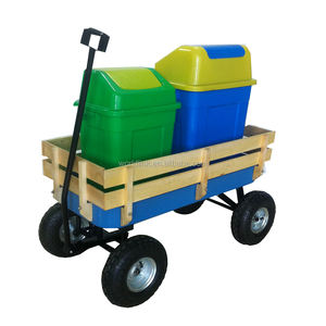 Charge 150kg 4 roues plage main tirer chariot de jardin pour l'extérieur - Product Image 1