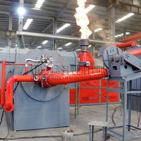 Four de carbonisation professionnel continu en acier inoxydable pour dispositif de conversion de biomasse verte