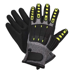 Guanti da lavoro Anti-vibrazione Anti-vibrazione per meccanico ad alta resistenza agli urti guanti da lavoro antiurto - Product Image 4