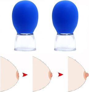 Dispositivo de ventosas de silicona para masaje de belleza Facial, Ventosas para raspar la piel para relajar la piel de los ojos, bomba de succión para pezones de estimulación mamaria - Product Image 3