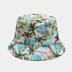 女式沙滩装太阳帽条纹草帽松软大檐帽
