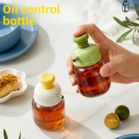 Distributeur de vinaigre et d'assaisonnements en plastique à pression, à dosage contrôlé, pour cuisines domestiques ; Pulvérisateur d'huile, capacité 0-100 ml