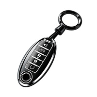 Étui de protection pour clé sans clé en alliage de zinc avec porte-clés pour Nissan Altima Armada Maxima Murano Titan Armada Altima Versa