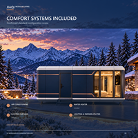Capsule spatiale de luxe modulaire personnalisée à marque privée, en gros, pour projets de développement de centres de bien-être et de retraite