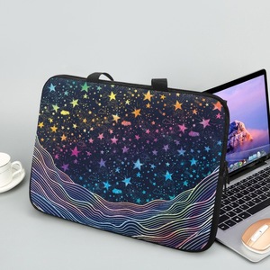Directo de Fábrica, 1 Pieza, Bolsa para Portátil con Diseño Personalizado de Cielo Estrellado, Maletín de Oficina de Gran Capacidad, Impresión Gráfica OEM Bajo Demanda - Product Image 1
