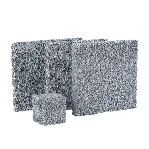 High Conductivity And Ductility Foam Alloy Sheet Aluminum Foam Board 98% Aluminum Foaming Can