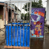 Bassin de plongeon gonflable 5x5m en acier renforcé, écologique et de haute qualité, pour jeux aquatiques estivaux, enfants et adultes, usage commercial extérieur