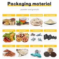 Collations automatiques Granule Sel Sucre Épices Snus Poudre Remplissage Biscuits Haricot Snack Sac Emballage Pochette À Faible Coût Machine D'emballage