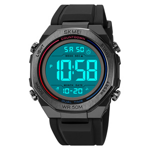 Skmei Men's Digital Watch 30m Waterproof Silicone Strap Multifunction Alarm Clock Sport Watch - Product Image 2