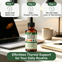 Grossiste OEM ODM Usine Marque Privée Premium Iode Liquide 60ml Complément Herbal Gouttes de Soutien Thyroïdien Bien-être Quotidien Santé