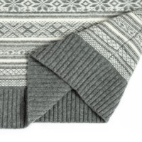 AiNear Vente en gros de logo personnalisé Oem & Odm Pull en tricot de laine à manches longues et col haut et demi-fermeture éclair pour hommes Pull nordique