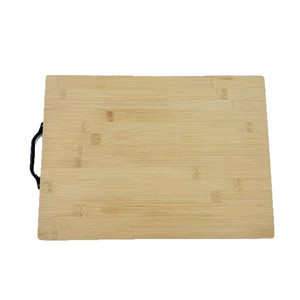 Tabla de Cortar de Bambú Rectangular 42x29x2cm, Tabla de Picar Portátil para Cocina - Product Image 2