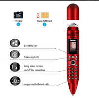 Stylo numérique intelligent avec caméra de téléphone Logo personnalisé Bureau Noir Rouge Argent Mince Corps en métal Stylo à bille torsadé gadgets technologiques