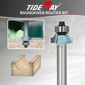 Tideway טונגסטן קרביד עגול פינת נתב קצת חותך טחנת טחנת עם מסבים ארוכי טווח - Product Image 2