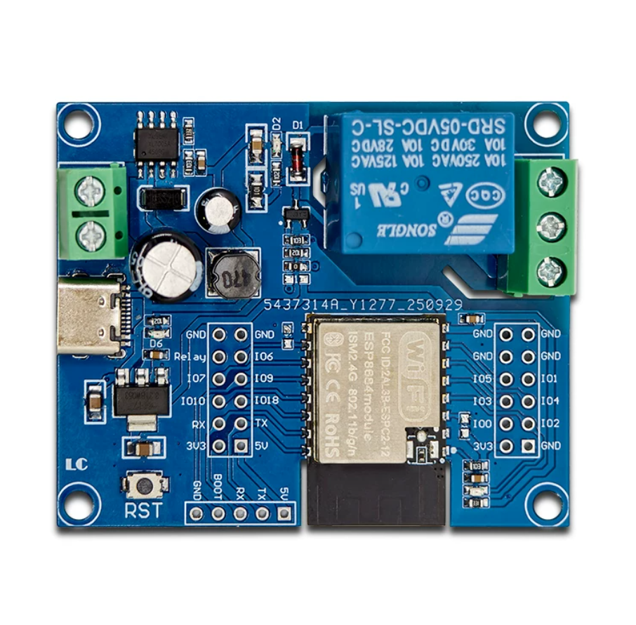 ESPC2-12 Single-Channel Relay Module Development Board DC5-60V| Alibaba.com