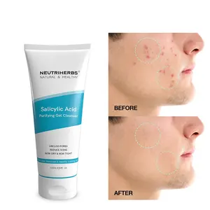 Neutriherb meilleure vente nettoyant pour le visage à l'acide salicylique pour enlever les points noirs