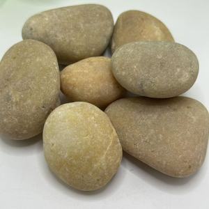 Ciottoli gialli decorativi naturali di pietra di ciottoli di fiume di qualità all'ingrosso della fabbrica per <span class=keywords><strong>il</strong></span> giardino - Product Image 5