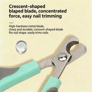 Tagliaunghie Verde per Animali Domestici, Trimmer a Doppia Faccia in Acciaio Inossidabile per Cani, Gatti, Conigli e Piccoli Animali - Product Image 2