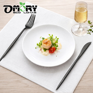 OMORY Elegant French Style 430 stainless steel cutlery titanium plated Titanium Plated Cutlery <b>Set</b> - Product Image 5