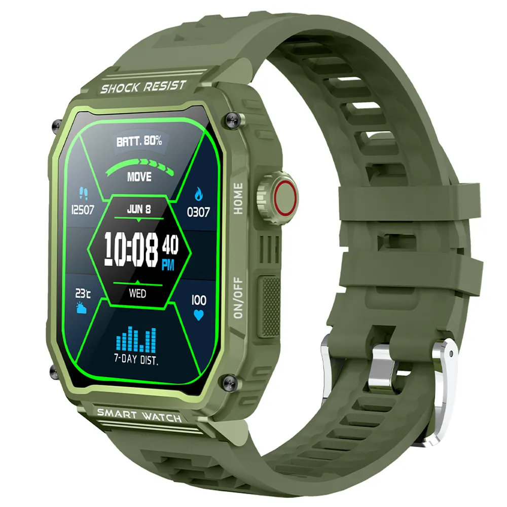 Nouvelles idées de produits 2024 compteur sommeil moniteur musique contrôle femmes Smartwatch Sport Fitness Tracker montre intelligente pour Android Ios