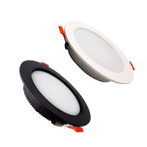 Lámpara LED Comercial Empotrable en Techo, Redonda, Negra, 4100K, Alimentación CA, 50000 Horas de Vida Útil, IP20, Aluminio, Regulable - Product Image 5