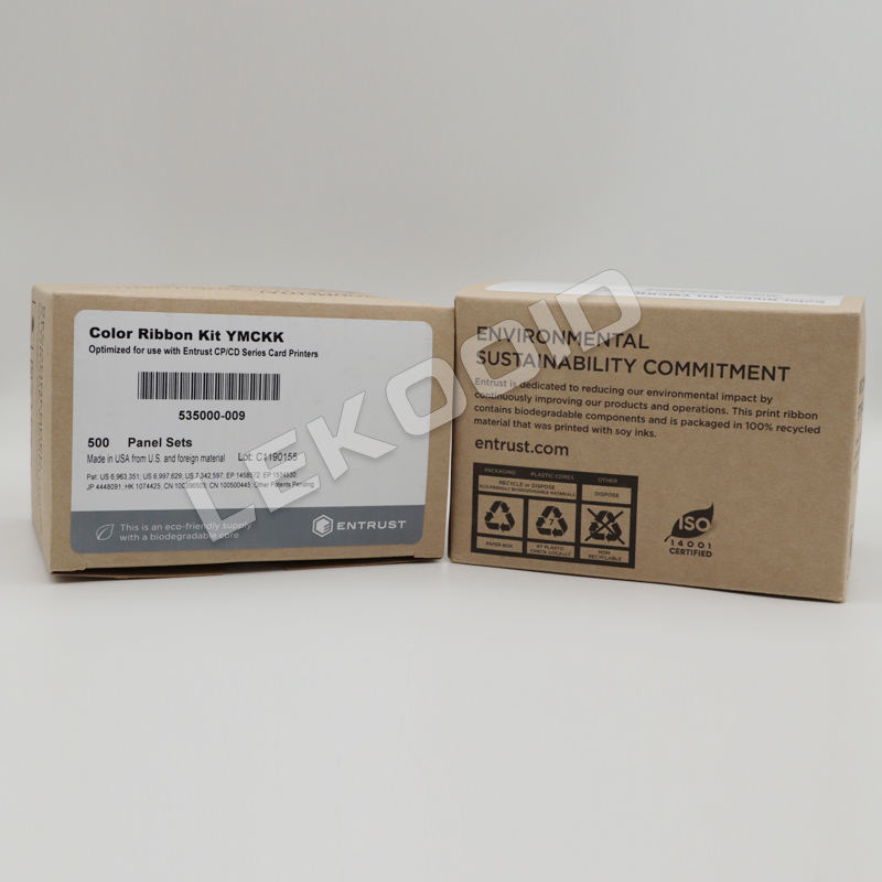 K Ribbon Datacard 535000-009 YMCK-K Ribbon - 500 Prints for CD800