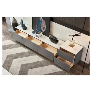 Opma Tv Unit Cabinet Luxury Tv Cabinet Led Wood Living Room Furniture Console Cabinet Modern Tv Stand
