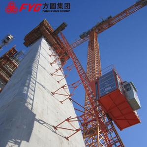 SC200/200 ascensore di costruzione inclinato con doppia gabbia nuovo motore ingranaggio motore riduttore cuscinetto di costruzione paranco - Product Image 5