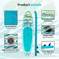 Planche de SUP gonflable Funwater en promotion – Planche de paddle 335 cm, charge lourde 205 kg, avec accessoires complets
