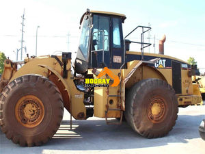 Chargeuse sur pneus Caterpillar 980H d'occasion, fabriquée au Japon, capacité de charge nominale de 5 tonnes, moteur de 156,9 CV - Product Image 2