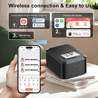 Printer Thermal Mobile Nirkabel Portabel Marklife X2 58mm 203dpi Mini Kecil untuk Label dengan Produk Stok