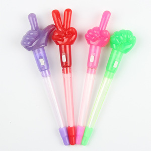 Stylo publicitaire personnalisé avec lumière LED, motifs football, basketball, cœur, rose, sapin de Noël, pour enfants - Product Image 6