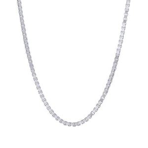 中国供应商厂家直销批发1.5毫米925纯银盒链项链精品饰品 - Product Image 5